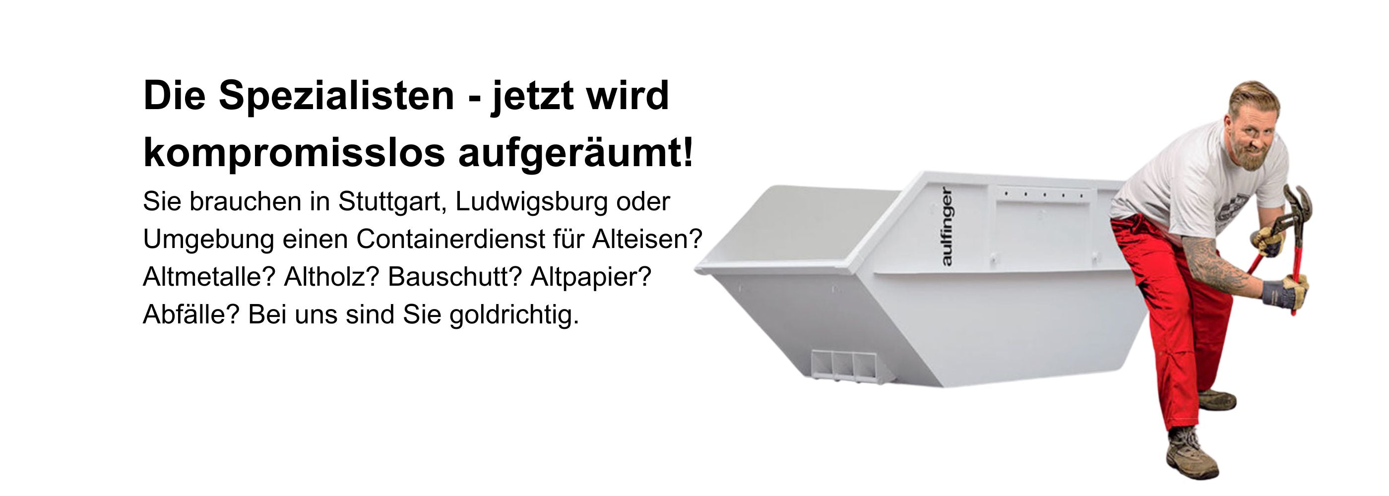 Container zum günstigen Pauschalpreis